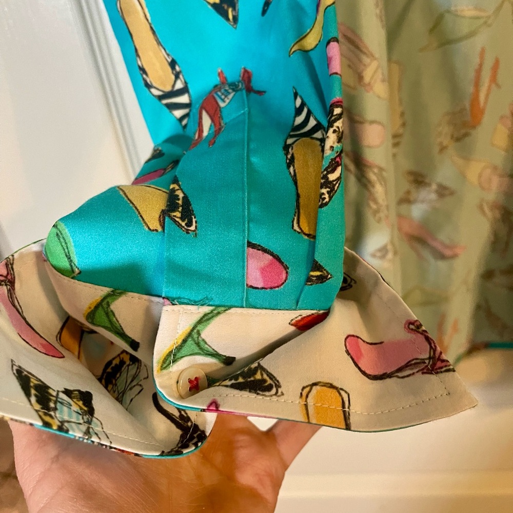 Dizzy Lizzy “tizzie” Rome top in turquoise shoe! - Picture 5 of 10